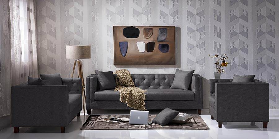 Windsor Sofa (Steel Grey)